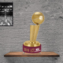 Load image into Gallery viewer, NBA Cleveland Cavaliers Championship Larry O'Brien Trophy Acrylic Plaque