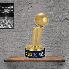 Load image into Gallery viewer, NBA Denver Nuggets Championship Larry O'Brien Trophy Acrylic Plaque
