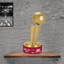 Load image into Gallery viewer, NBA Miami Heat Championship Larry O'Brien Trophy Acrylic Plaque