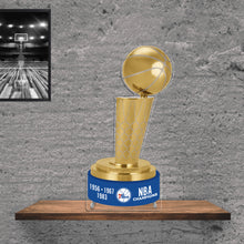 Load image into Gallery viewer, NBA Philadelphia 76ers Championship Larry O'Brien Trophy Acrylic Plaque