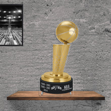 Load image into Gallery viewer, NBA San Antonio Spurs Championship Larry O'Brien Trophy Acrylic Plaque