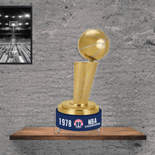 Load image into Gallery viewer, NBA Washington Wizards Championship Larry O'Brien Trophy Acrylic Plaque