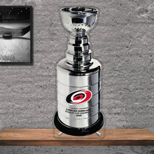 Load image into Gallery viewer, NHL Carolina Hurricanes Replica Stanley Cup Championship Trophy Acrylic Plaque 2006