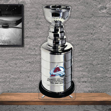 Load image into Gallery viewer, NHL Colorado Avalanche Replica Stanley Cup Championship Trophy Acrylic Plaque