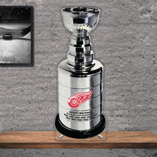 Load image into Gallery viewer, NHL Detroit Red Wings Replica Stanley Cup Championship Trophy Acrylic Plaque