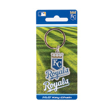 Load image into Gallery viewer, MLB Kansas City Royals 3D Metal Keychain Packaging
