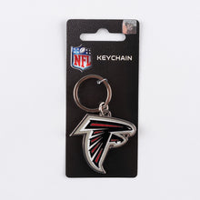 Load image into Gallery viewer, NFL Atlanta Falcons 3D Metal Keychain Packaging