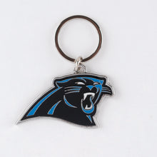 Load image into Gallery viewer, NFL Carolina Panthers 3D Metal Keychain
