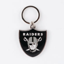 Load image into Gallery viewer, NFL Oakland Raiders 3D Metal Keychain