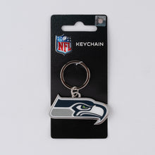 Load image into Gallery viewer, NFL Seattle Seahawks 3D Metal Keychain Packaging