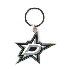 Load image into Gallery viewer, NHL Dallas Stars 3D Metal Keychain