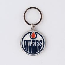 Load image into Gallery viewer, NHL Edmonton Oilers 3D Metal Keychain