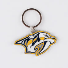 Load image into Gallery viewer, NHL Nashville Predators 3D Metal Keychain