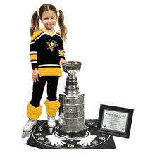 Load image into Gallery viewer, NHL Pittsburgh Penguins Replica Stanley Cup Trophy Lifestyle