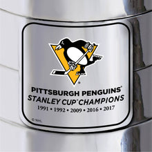 Load image into Gallery viewer, NHL Pittsburgh Penguins Replica Stanley Cup Trophy Plaque