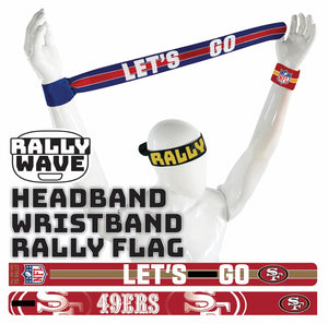 NFL San Francisco 49ers Rally Wave - MOQ 10