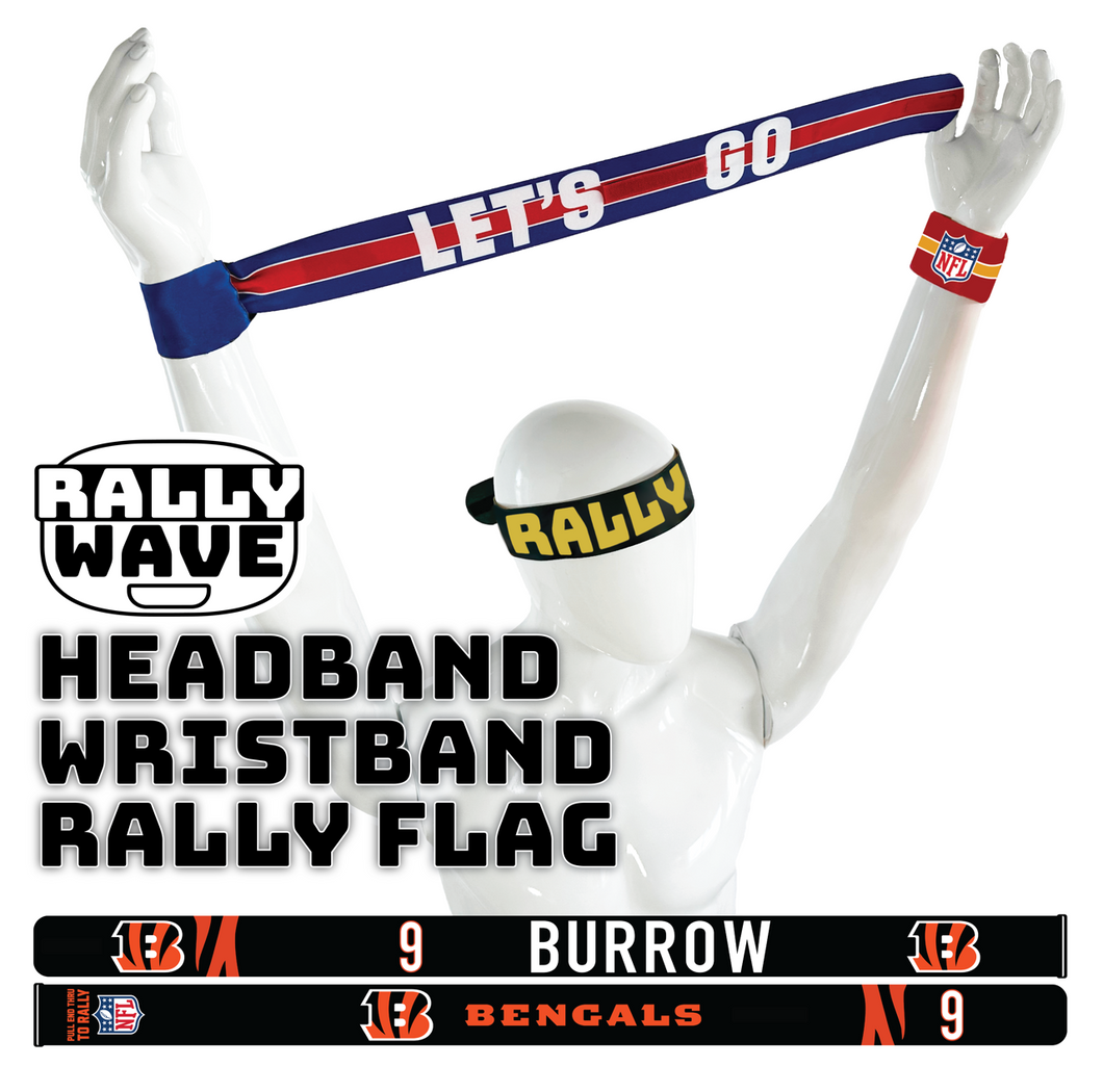 NFL Cincinnati Bengals Joe Burrow Rally Wave