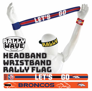 NFL Denver Broncos Rally Wave - MOQ 10