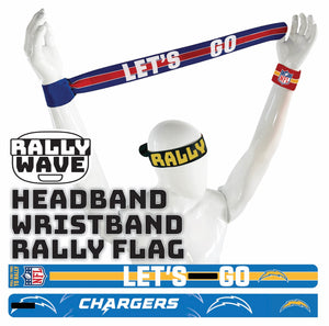 NFL Los Angeles Chargers Rally Wave - MOQ 10