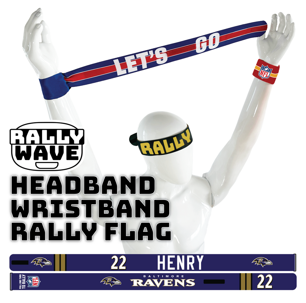 NFL Baltimore Ravens Derrick Henry Rally Wave