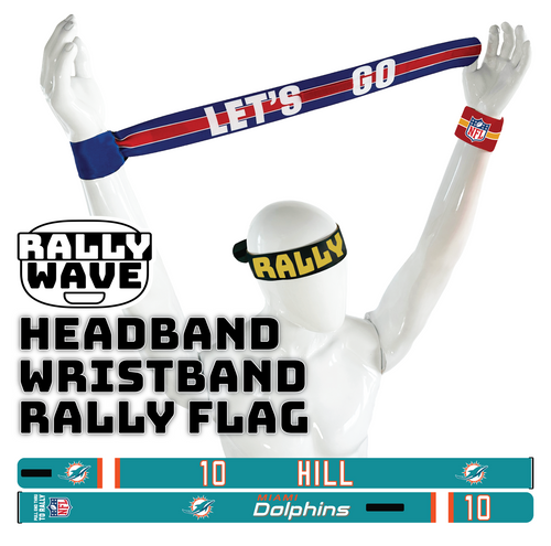 NFL Miami Dolphins Tyreek Hill Rally Wave