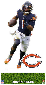 NFL Chicago Bears Justin Fields Standee