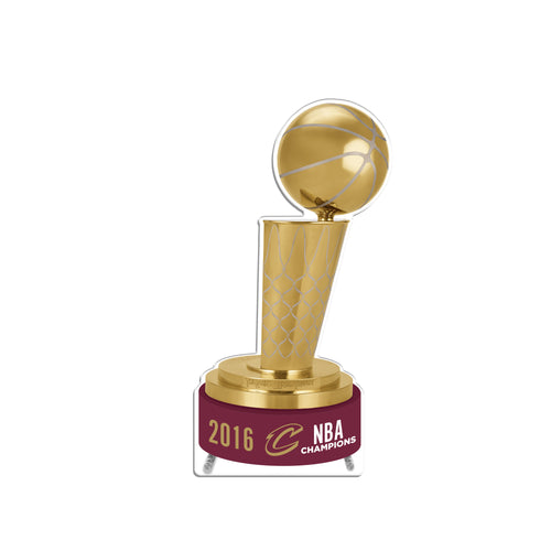 NBA Cleveland Cavaliers Championship Larry O'Brien Trophy Acrylic Plaque