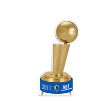 Load image into Gallery viewer, NBA Dallas Mavericks Championship Larry O&#39;Brien Trophy Acrylic Plaque