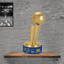 Load image into Gallery viewer, NBA Golden State Warriors Championship Larry O&#39;Brien Trophy Acrylic Plaque