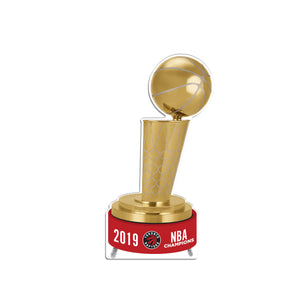 NBA Toronto Raptors Championship Larry O'Brien Trophy Acrylic Plaque