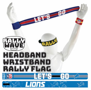 NFL Detroit Lions Rally Wave - MOQ 10