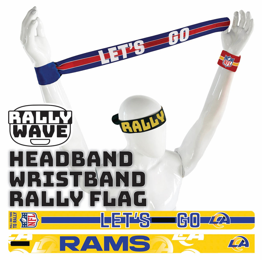 Los Angeles Rams Rally Wave Mannequin