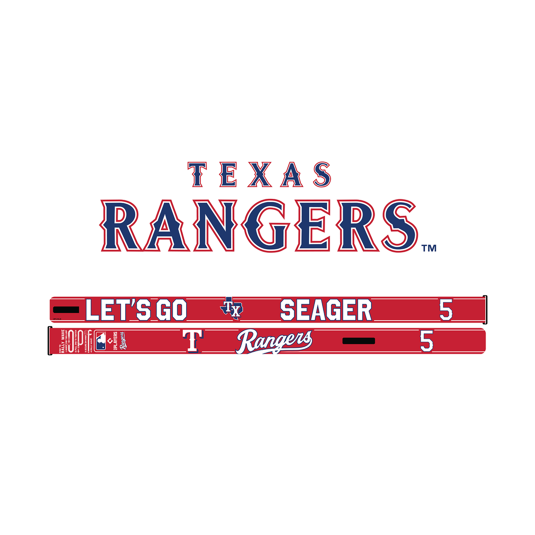 MLB Texas Rangers Corey Seager Player Rally Wave