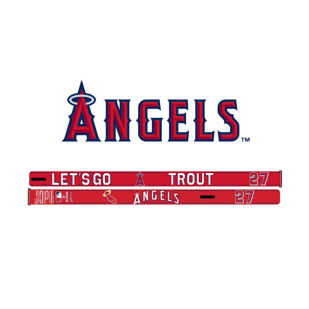 MLB Los Angeles Angels Mike Trout Player Rally Wave