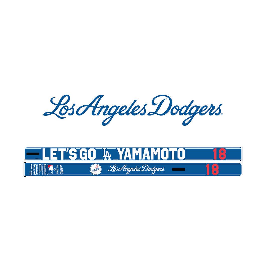MLB Los Angeles Dodgers Yoshinobu Yamamoto Player Rally Wave