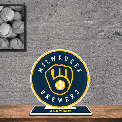 MLB Milwaukee Brewers Primary Logo Standee