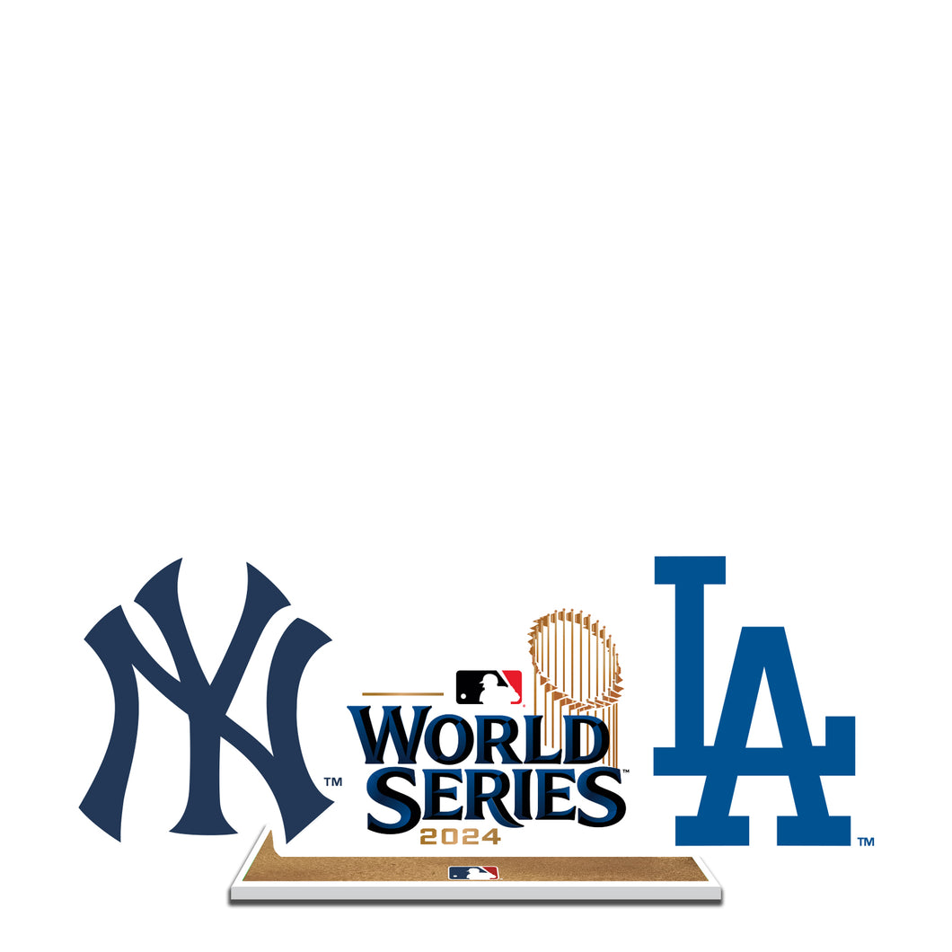 MLB 2024 World Series Dueling Teams Dodgers/Yankees Standee