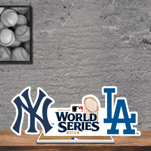 MLB 2024 World Series Dueling Teams Dodgers/Yankees Standee