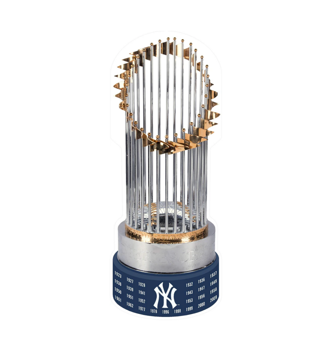 MLB New York Yankees Commissioner's Trophy Acrylic Plaque