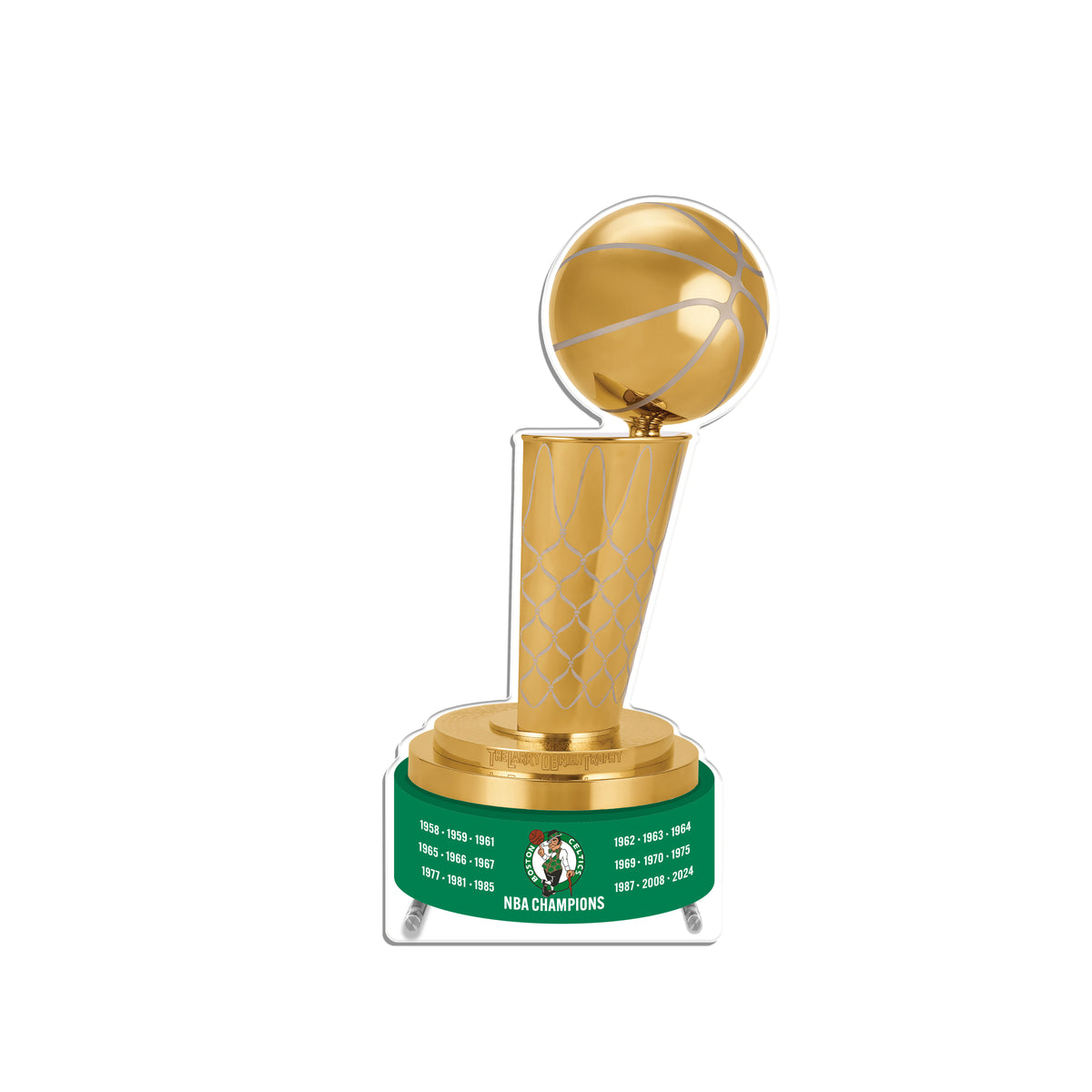 Replica Trofeo Larry O'Brien NBA - Souvenir In Argento E Oro 24k Per Fan - Scegli Tra 4 Dimensioni (16-60 Cm) - 5