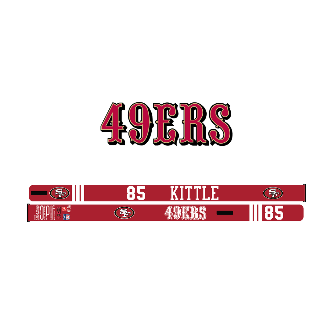 NFL San Francisco 49ers George Kittle Rally Wave