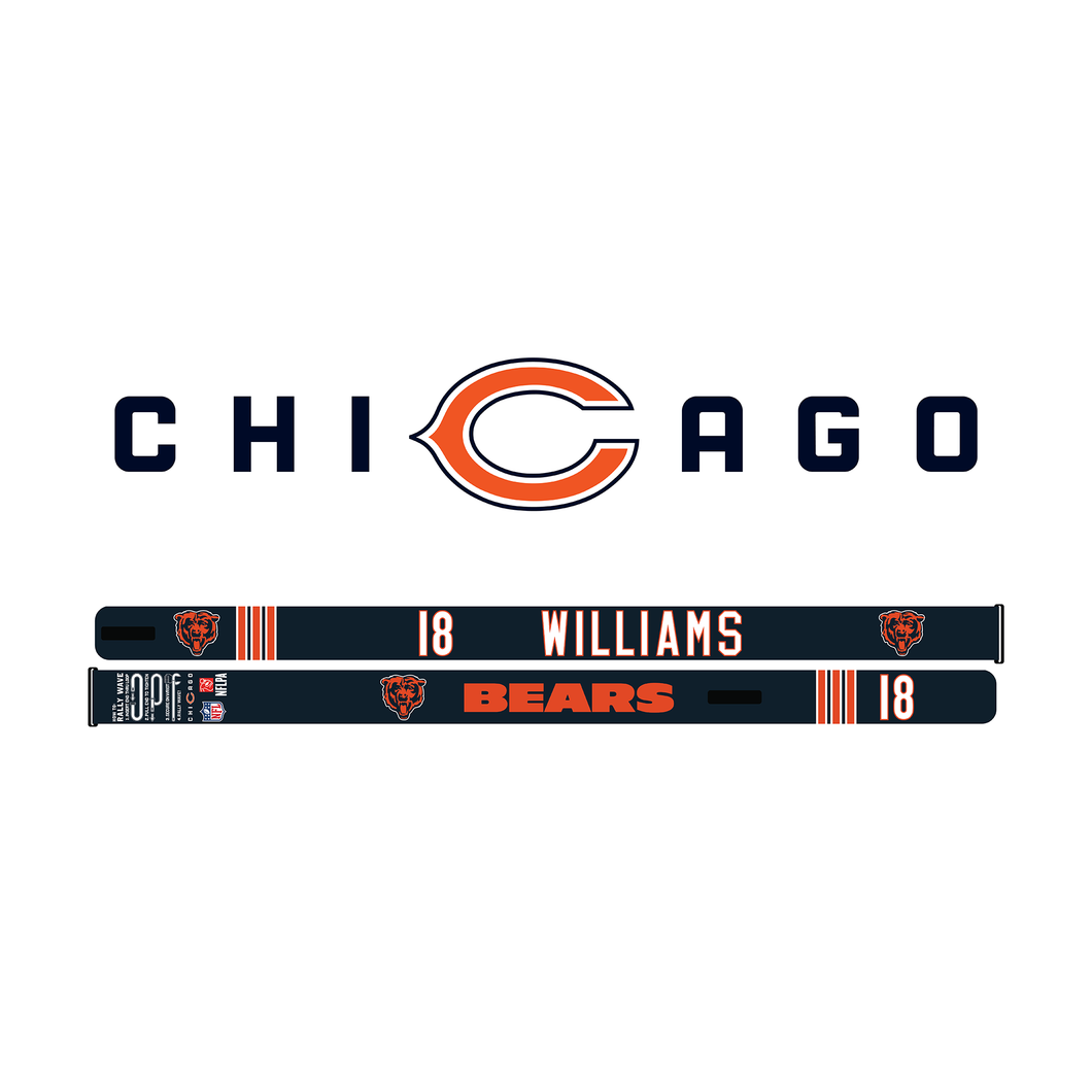 NFL Chicago Bears Caleb Williams Rally Wave