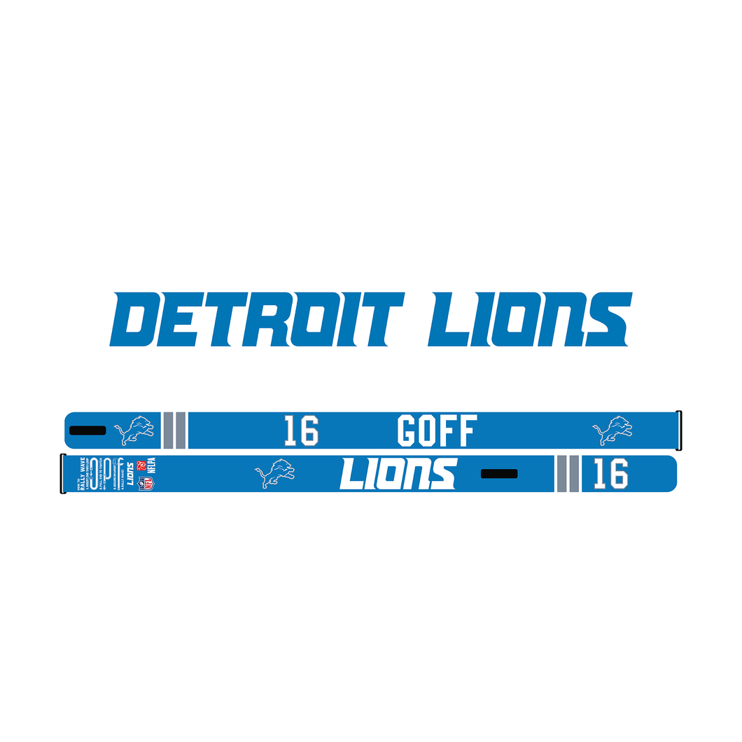 NFL Detroit Lions Jared Goff Rally Wave