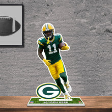 Load image into Gallery viewer, NFL Green Bay Packers Jayden Reed Player Standee