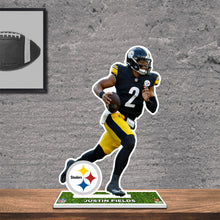 Load image into Gallery viewer, NFL Pittsburgh Steelers Justin Fields Player Standee