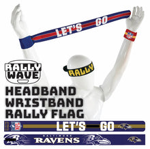 Load image into Gallery viewer, NFL Baltimore Ravens Rally Wave Mannequin