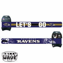 Load image into Gallery viewer, NFL Baltimore Ravens Rally Wave Unwrapped