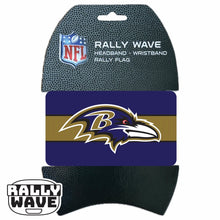 Load image into Gallery viewer, NFL Baltimore Ravens Rally Wave Wrapped