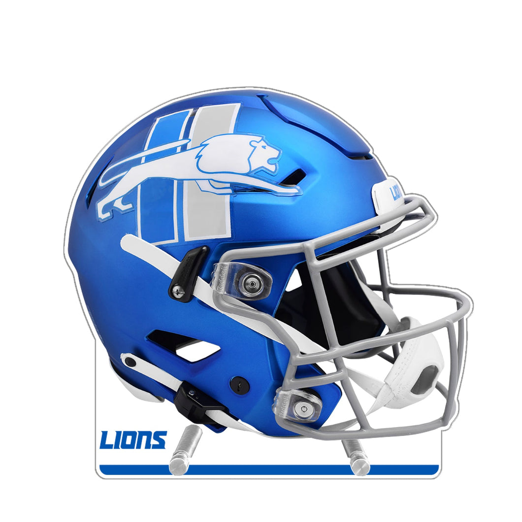 detroit lions youth football helmet Alternate 2024 On-Field Blue Riddell Speed Replica Full Size 8059211 Detroit Lions Riddell 2024 Mini