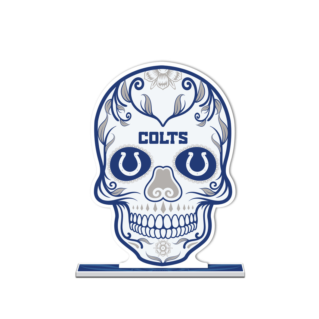 NFL Indianapolis Colts Día De Los Muertos Sugar Skull Standee